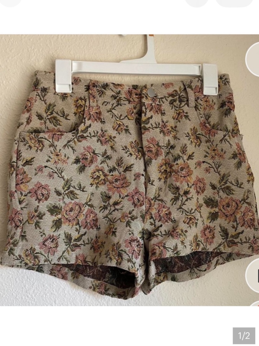 SHEIN Floral Cottagecore Shorts High Waist Boho Trendy Summer Soft Romantic
